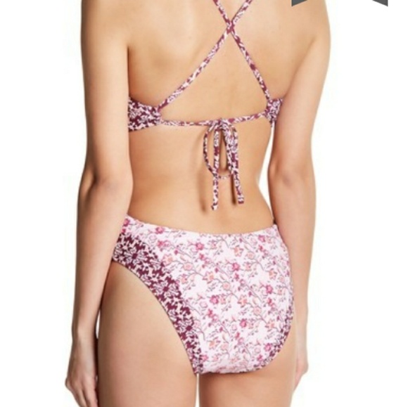Lucky NWT brand floral monokini size XS - Picture 2 of 6